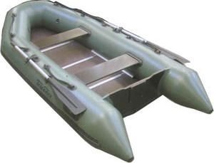 Лодка ПВХ Тайга-340 Киль (под мотор 15 л.с.)(2 части) (С-Пб)