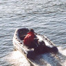 Лодка ПВХ "Лидер-340" (под мотор 15л.с) (3 части) (С-Пб)